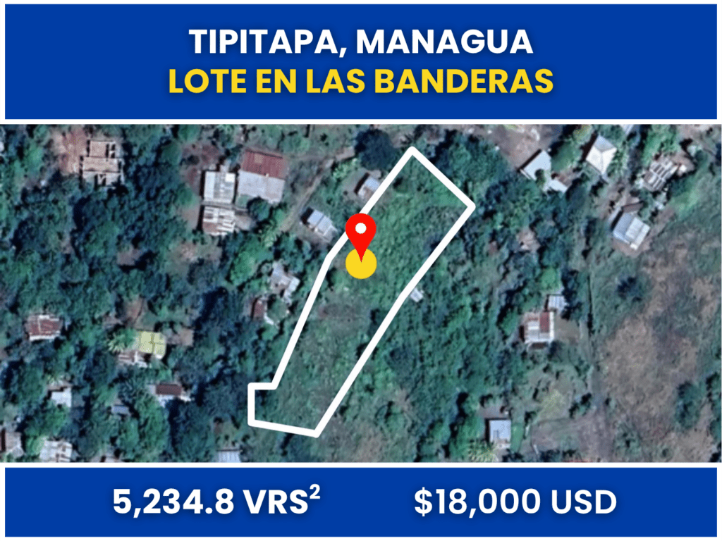 Lote en Las Banderas, Tipitapa