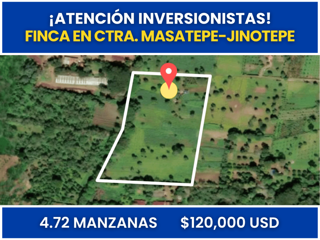 Finca Productiva con Árboles Frutales en Masatepe